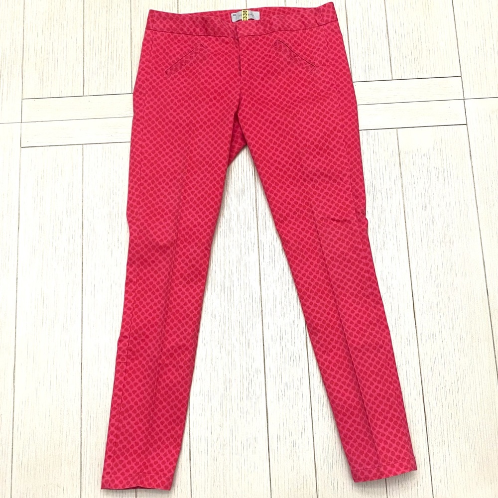 GAP Ultra Skinny Pants in Pink Print